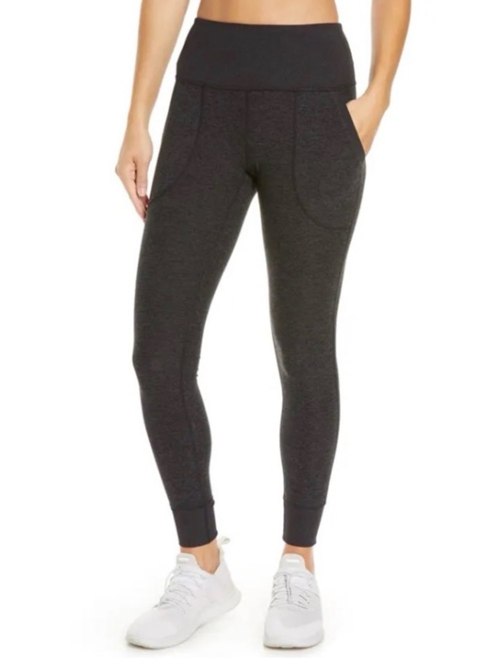 Zella Restore Dark Heather Gray Jogger Leggings. Size XL